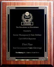 2011 Best Governmental Reporting 