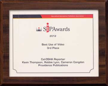 20120 SIPA 3rd place Best Use of Video
